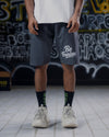 GREY BASKETBALL SHORTS