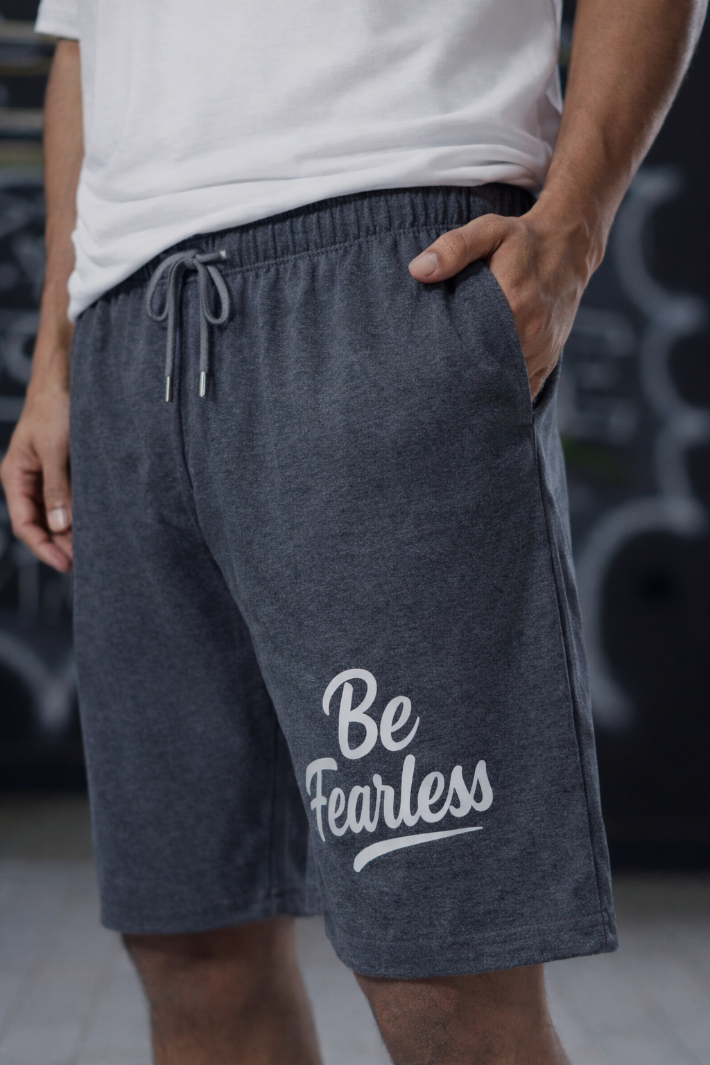 GREY BASKETBALL SHORTS