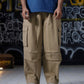 BAGGY UTILITY CARGO PANTS - KHAKI