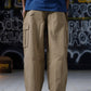 BAGGY UTILITY CARGO PANTS - KHAKI