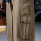 BAGGY UTILITY CARGO PANTS - KHAKI