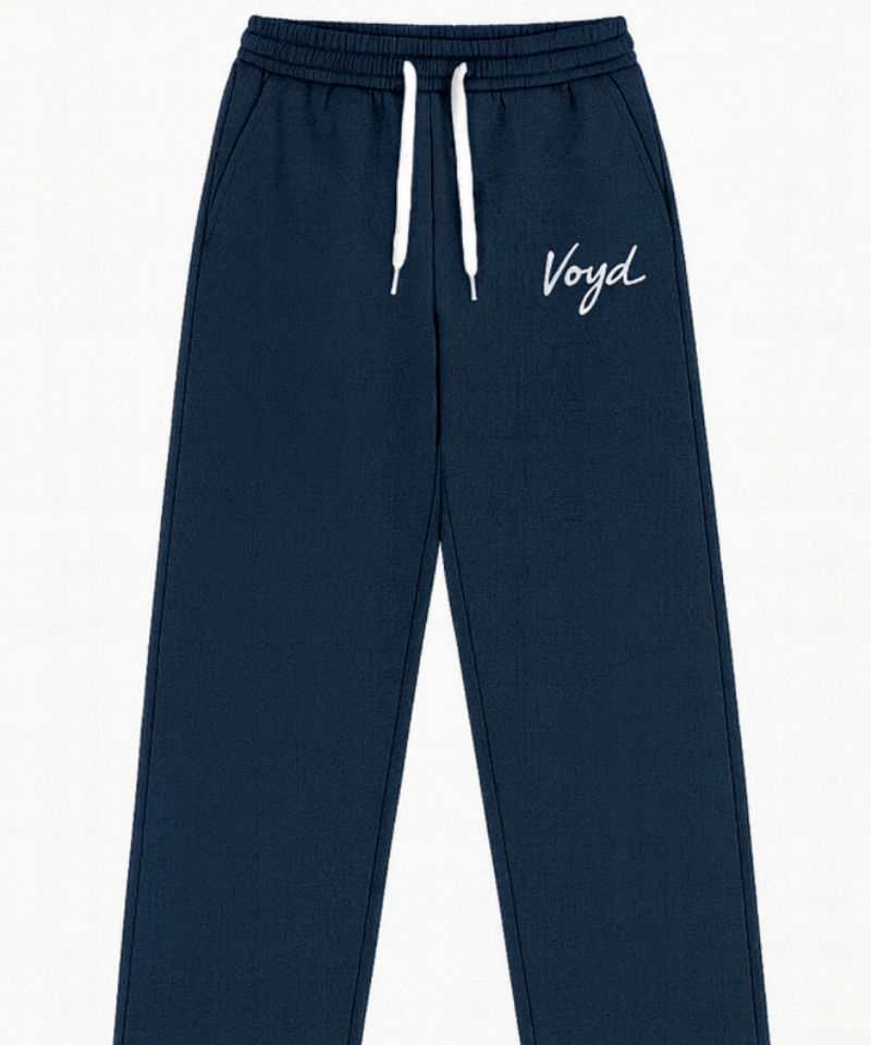 BAGGY WIDE-LEG TROUSERS