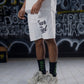 White Basketball Shorts