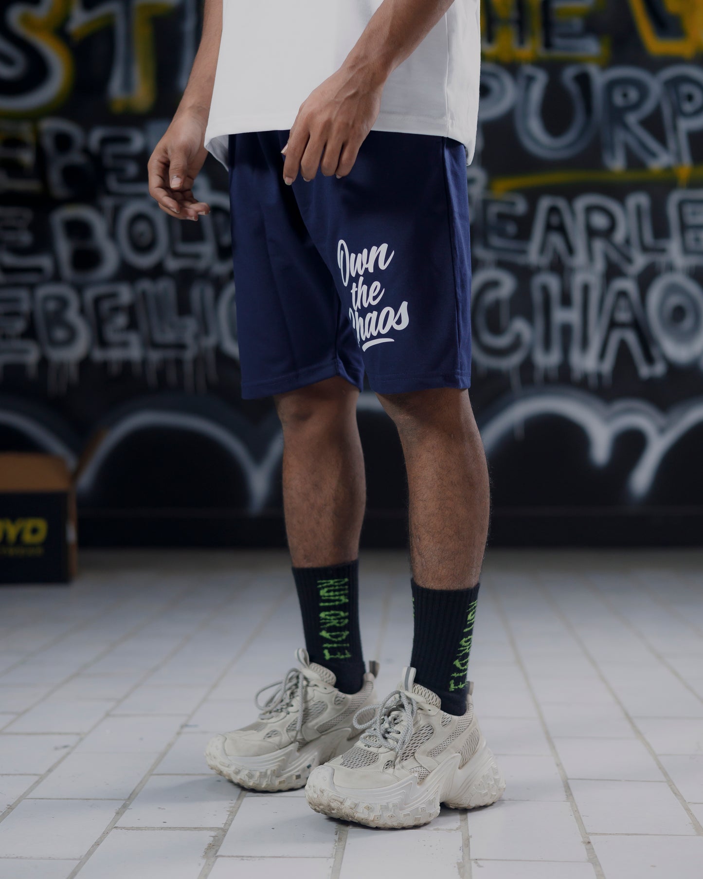 Navy Blue Basketball Shorts