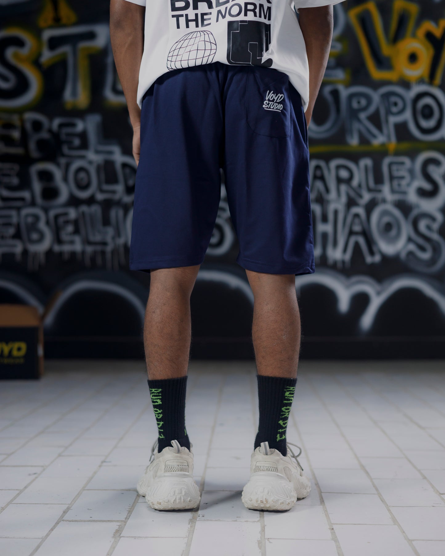 Navy Blue Basketball Shorts