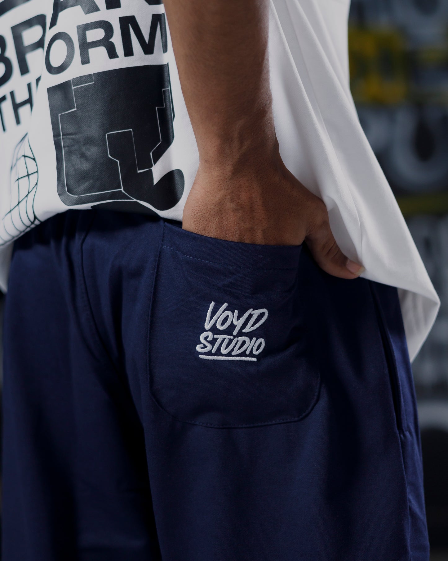 Navy Blue Basketball Shorts