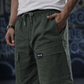 OLIVE CARGO SHORTS