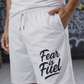 WHITE BASKETBALL SHORTS